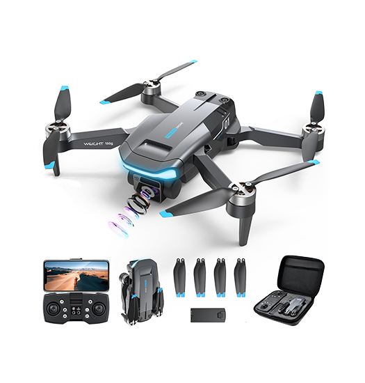 Sort Professionel Drone Dual Kamera Brushless Gps - Deluxecovers.dk Droner
