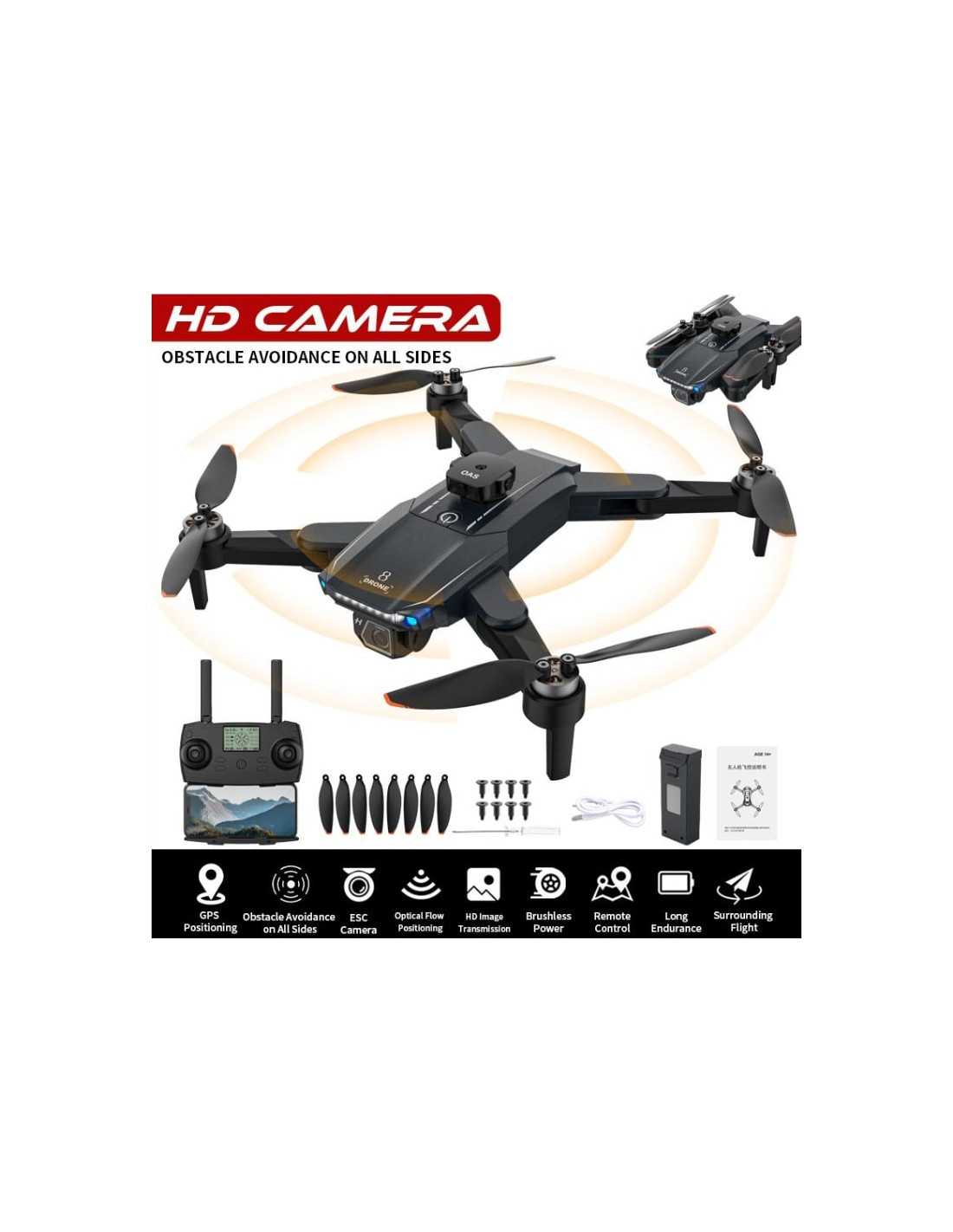 Jjrc X33 Fly More Combo Mini Drone Med Kamera Forhindringssensor Gratis Gaver - Jjrc Droner  - 6972304384831